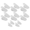 8 Pairs Toe Separator Silicone Soft Elastic Toe Corrector Spacer for Overlapping Toe Bunion