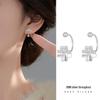 Banyan Tree S999 Silver Four-leaf Clover Anti-fall Ear Hooks for Women