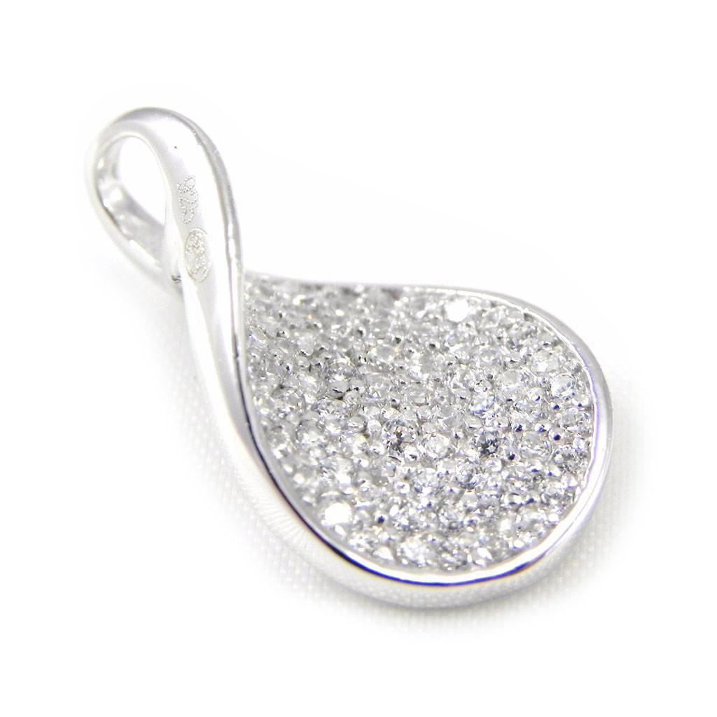 Les Trésors De Lily [H0432] - White 'Goddess' Silver Pendant