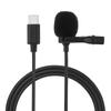 Lavalier Mic USB C Microphone Lapel Clip Mic for Android TypeC Equipment