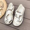 2025 New Canvas Print Colorful Export Ethnic Style Flat Casual Women's Shoes