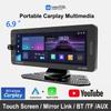 Universal 6.9 Inch Car Radio Apple Carplay Wireless Multimedia HD Touch Screen Player Mirror Link FM Transmit Support Youtube