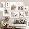 Nordic Reed Beige Plant Tiger Horse Scandinavian Quote Wall Art Canvas Painting Poster And Prints Pictures For Living Room Decor