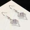 Lindon Copper Alloy Zircon Earrings Drop Earrings For Women Wedding Party Gifts