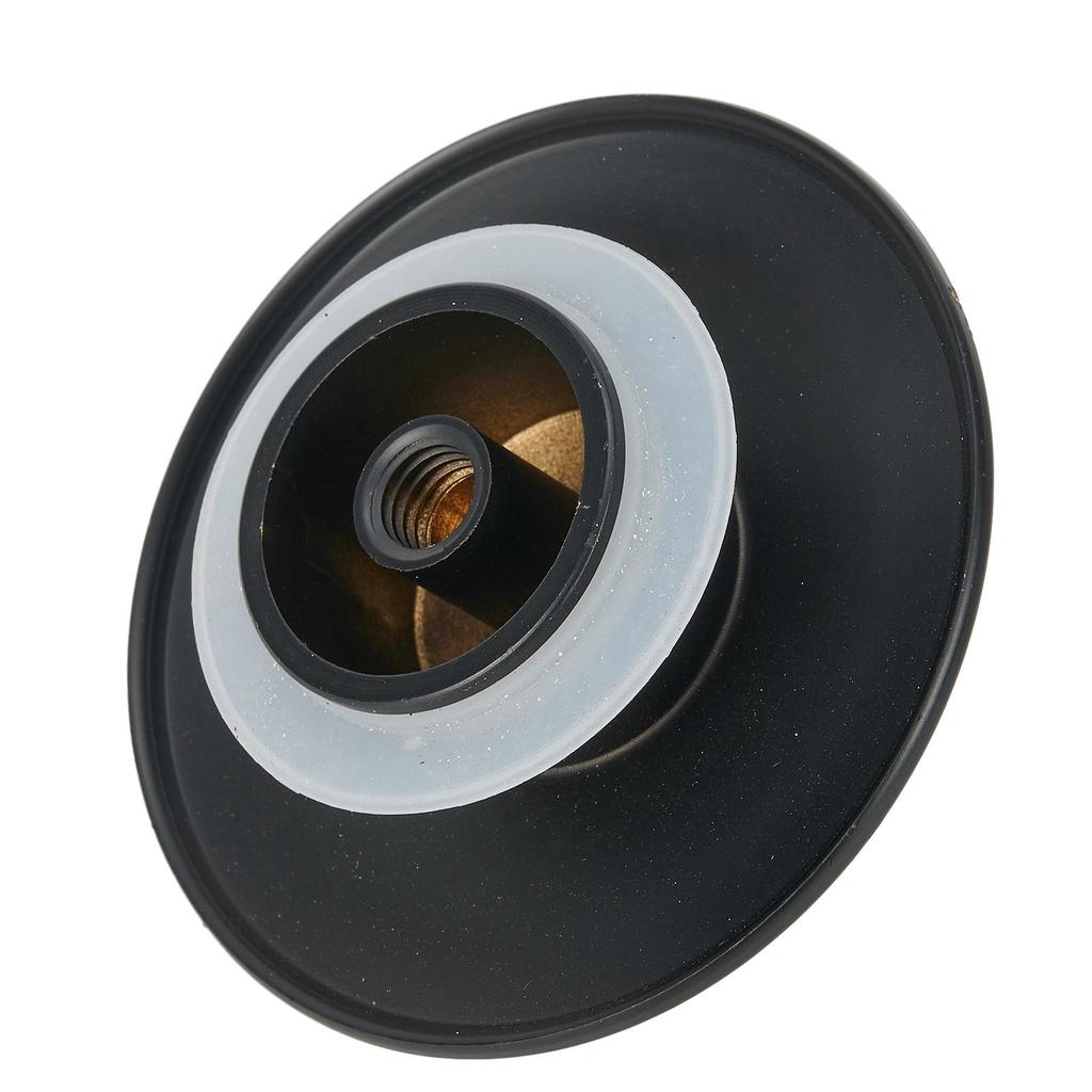 Matte Black Basin Waste Pop-Up Bathroom Sink Push Button Click Clack Plug 66mm