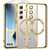 Protective Case - BOOLING - for Samsung Galaxy A36 5G - Gold - 2 Tempered Glass - Shockproof
