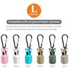 6pcs/set Lure Egi Hook Cover Protector with Carabiner Fishing Hooks Cover  Sea Fishing