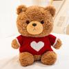 Teddy Sweater Cute Bear Plush Stuffed Animal With Pp Cotton For Kids Decor Gift