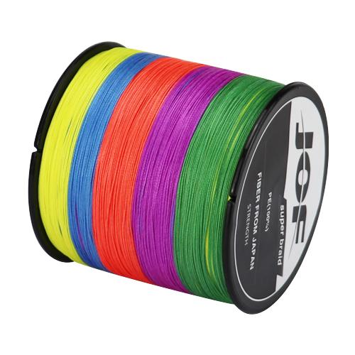 JOF 4-х прядная плетеная рыболовная леска Multifilament 300M 500M 1000M карповая рыбалка японская плетеная проволока рыболовные принадлежности PE Line