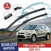 Wiper Blades For Ford Kuga MK1 2008-2012 Front Windshield Clean Window Windscreen Auto Parts Car Rain Brushes 24''+17''