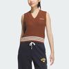 Adidas Originals FW24 Knit Vest Women Vests Dark-Brown JD5802