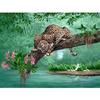 DIY 5D Diamond Painting Leopard Diamond Embroidery Cheetah Beast A Picture