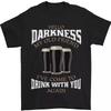 Hello Darkness My Old Friend Funny Guiness Mens T-Shirt 100% Cotton