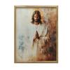 Jesus In Prayer Jesus In Prayer, 50X70 Cm, Gold Aluminum Frame, 230 Gsm Matte Paper