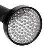 100LED UV Flashlight Fluorescent Detection Lamp for Cosmetic Mask Banknote Verification(black)
