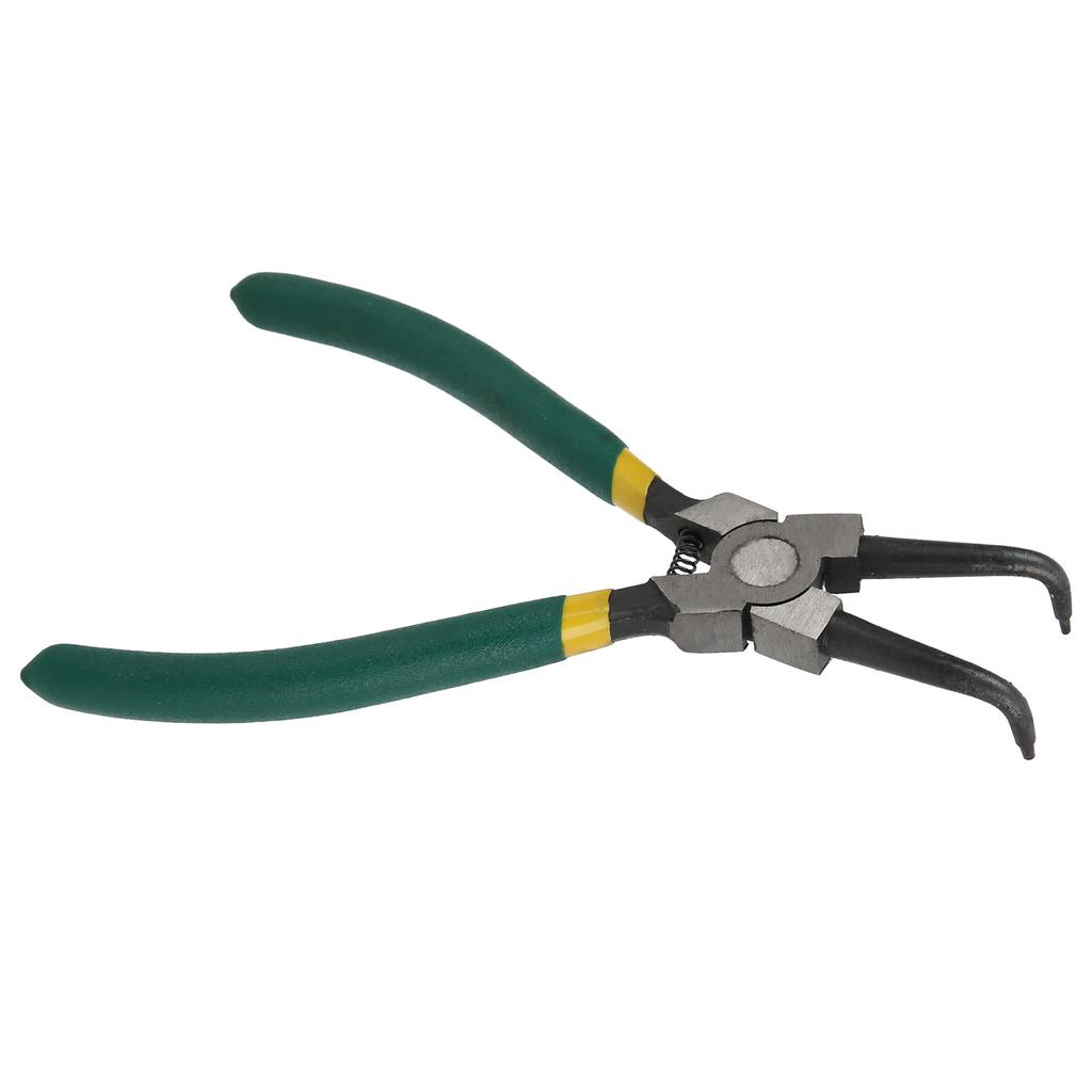 Circlip Pliers Bent Internal Pliers Tool Steel Spring Loaded Handle Snap Ring Pliers Hand Tool