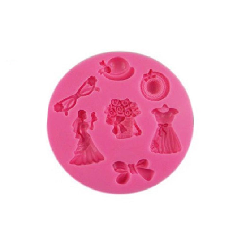 Hats Clothes Shape Cake Mold Fondant Cake Food Grade Silicone Mould Baking Tools Sugar Mold Chocolate Fondant Mold
