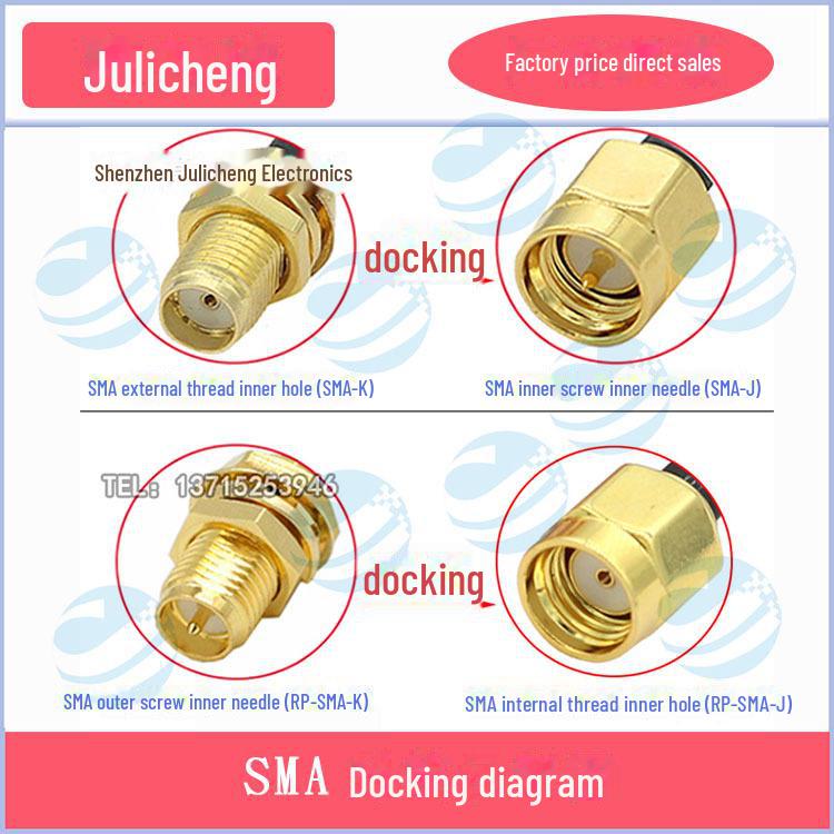 200-Wire RP-SMA Male To Female Antenna Extension Cable for Wireless Network Card