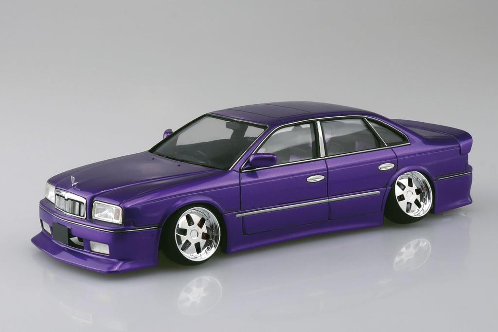 Aoshima Bunka Kyozaisha The Tuned Car Series Nissan Insurance G50 President Plastic Model 1/24 No.84 '89