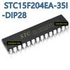 New and Original STC15F204EA Single-chip Microcomputer STC15F204EA-35I-DIP28 Single-chip Microcomputer Chip,