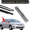 Toyota Corolla 2004-2018 Door Window Glass Water Seal Strip