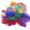 Natural Feathers Multicolor 4 .5 -8cm 2 -4 Inch Pearl Spotted Chicken Feather Plume For Crafts Diy Jewelry Accessories Plumes