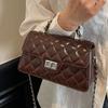 2025 New Diamond Bag Summer Versatile Small Square Bag High-end Women's Handbag Fashion Chain Messenger Bag