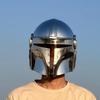 Mandalorian Helmet Mando Armor Helmet Medieval Knight Cosplay Din Mandalorian Helmet Perfect Gift for Star Wars Fans
