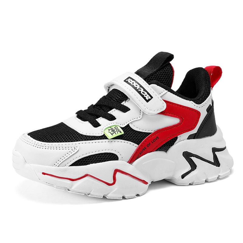 Zhongda Children's Dad Shoes Casual Outdoor Sports Mesh Blue Sneakers 2025 Spring and Summer Boys Mesh Shoes Breathable Double Mesh