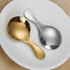 Stainless Steel Mini Spoon Short Handled Spoon Ice Cream Spoon Milk Powder Spoon for Kitchen Restaurant