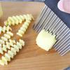 Kitchen Stainless Steel Wave Potato Slicer Onion Carrot Chips Cutter Tool