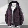 Plus Size 5XL-11XL Fashion Men's Parkas Winter Coat Hooded Waterproof Casual Loose Thick Warm Oversize Outerwears Men Jackets