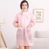 Polyester Long Sleeve Apron Oil Resistant Kitchen Long-Sleeved Smock Waterproof Apron  Canteen