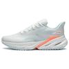 Li Ning Yuedong 2.0 Shock Absorbing Wear Resistant Rebound Low Top Running Shoes Women Sneaker White Blue ARST030-3