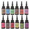 12Pcs UV Resin Assorted Colors Quick Curing Vivid Color Widely Used UV Epoxy Resin for DIY Jewelry