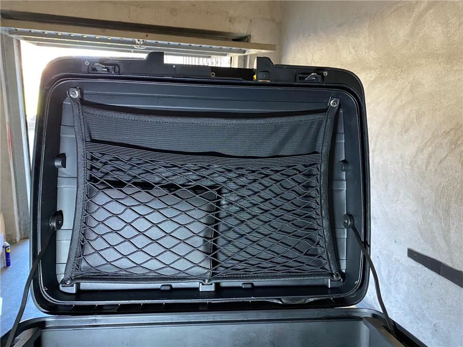1x Motorbike Storage Organizer Cargo Mesh Net Black For BMW F650GS F700GS F800GS