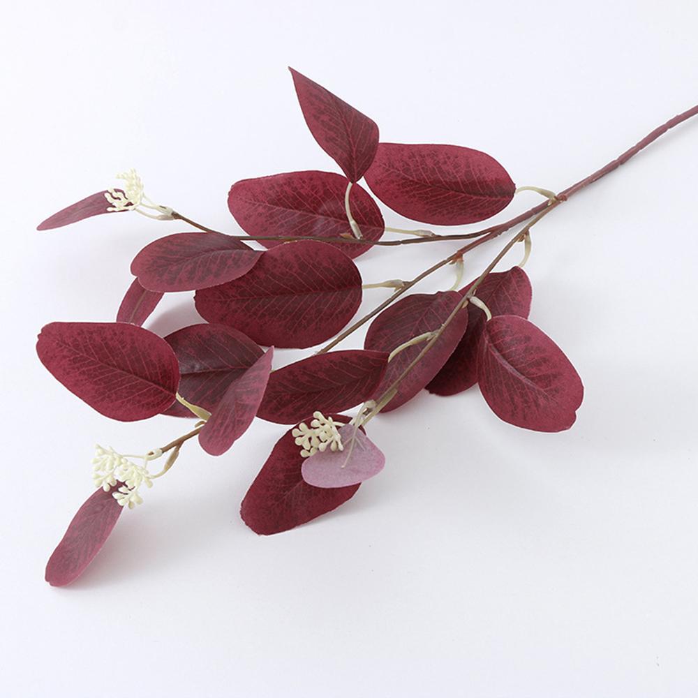 Prop Bridal Bouquet Leaves With Fruits Simulation Plants Branches Artificial Eucalyptus Stems