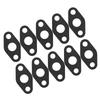 20 Pcs Turbo Oil Drain Gasket Turbocharger Oil Return Feed Flange Gasket Set for T3 T4 Turbocharge Gasket Paper