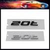 3D Premium ABS 20T 20 T for Car Fender Trunk Rear Bonnet Decal Emblem Badge Sticker