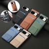 For Google Pixel 10 Pro XL Leather Case Invisible Magnetic Holder Wallet Card Slot Cover for Pixel 10Pro 9 Pro XL 9A 8 Pro 8A 7