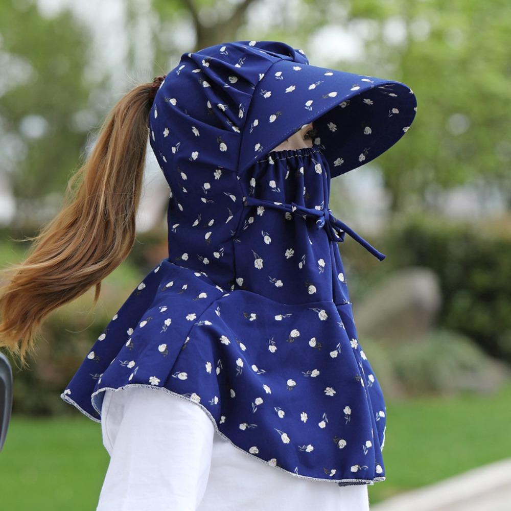Full Face Neck Protection Sunscreen Cap Dust-proof Outdoor Sun Hat Outdoors Tea Picking Cap Summer