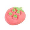 Pet Toy for Rabbits and Carrot Treat Food Stress Nosework Dogs, Chew, Hiding, Container, Relief, (Strawberry)