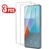 3-Pack 3pcs Full HD Clear Screen Tempered Glass Protectors for Redmi Note 13 / Note 13 Pro / Note 13 Pro 5G For Redmi 13C POCO C65 X6 M6 Pro