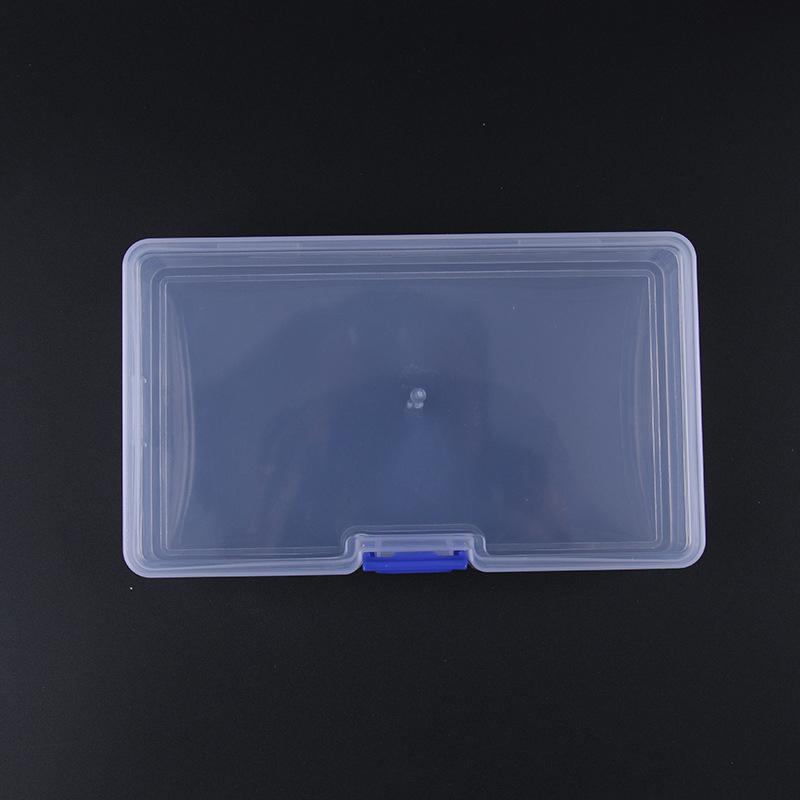 Dustproof Durable Clear Jewelry Storage Case Container Mini Plastic Box Rectangular Box Translucent Box Packing Box Storage Box