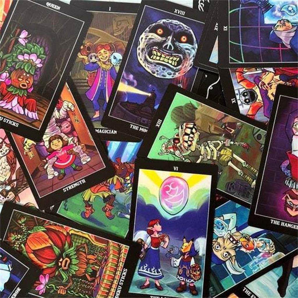 Carnival Of Time The : Majora's Mask. Classic Cards With Meanings On Them, Pocket Edition Cards For Beginners Divination