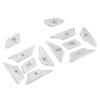 12pcsSet Car Steering Wheel Button Patch Protection Trim Fit for Mercedes Benz W204 W212 W117