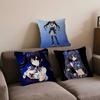 Anime Characters Noire Maple Design Cushion Cover Happy Autumn Harvest Decor Holiday Decorati Pillow Cover