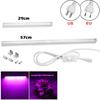 29/57CM Full Set T5 Bulb Tube EU/US Powered Supply Full Spectrum LED Grow Lights Hydroponic UV Lamp For Plant Growth