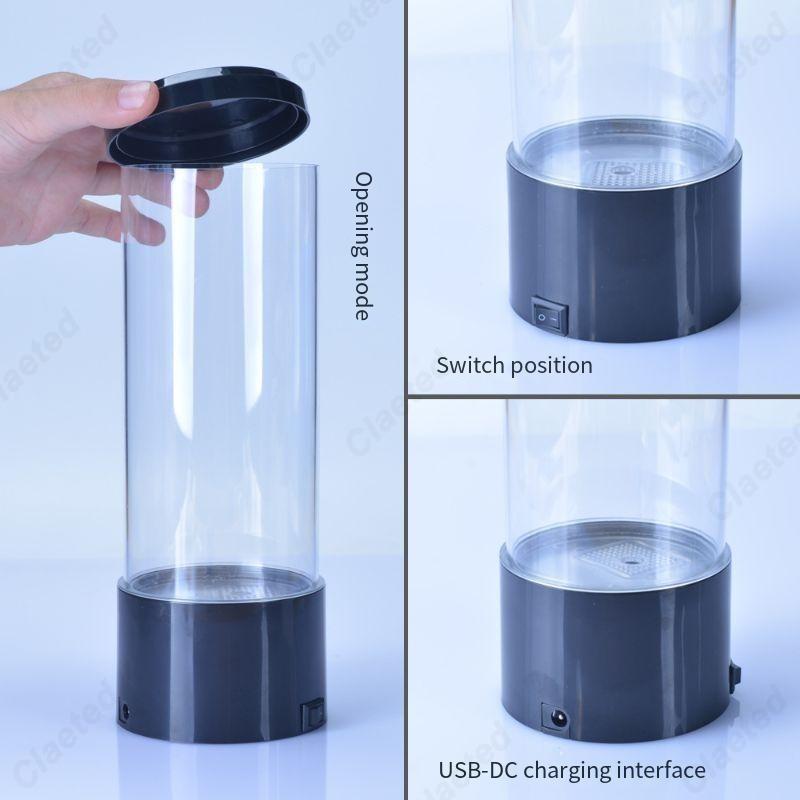 LED Rainbow Color Changing Atmosphere Jellyfish Lamp USB Rechargeable Port/Battery Powered Children's Room Decoration Desk Light