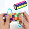 Cylinder Puzzle Toy 7 Layers Relaxing Stress Anxiety Relief Rotate Slide Brain Teaser Puzzle Toy For Kids XYZ